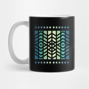 “Dimensional Being” - V.3 Blue/Green - (Geometric Art) (Dimensions) - Doc Labs Mug